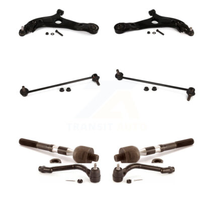 Front Control Arm & Ball Joint Tie Rod End Link Kit (8Pc) For 11-12 Kia Optima GAS engine KTR-100612