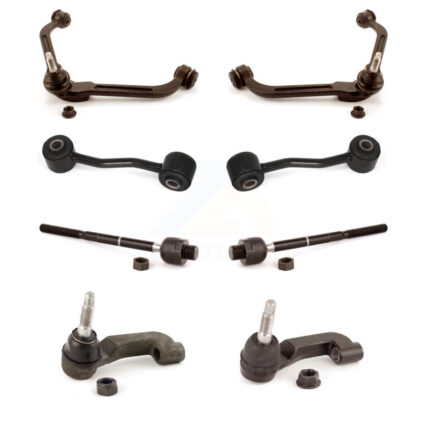 Front Control Arm And Ball Joint Tie Rod End Link Kit (8Pc) For 2002-2005 Jeep Liberty KTR-100650