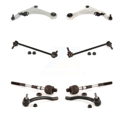 Front Control Arm And Ball Joint Tie Rod End Link Kit (8Pc) For 2009-2014 Nissan Maxima KTR-101599
