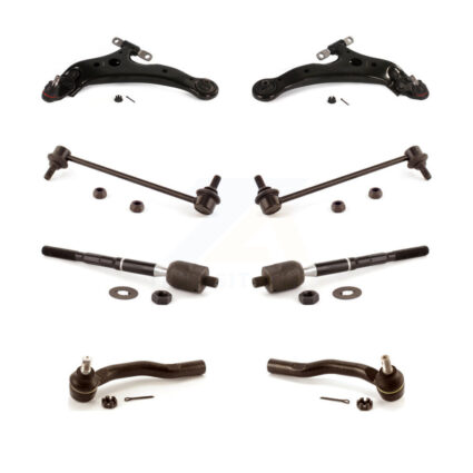 Front Control Arm And Ball Joint Tie Rod End Link Kit (8Pc) For 2005-2012 Toyota Avalon KTR-101603