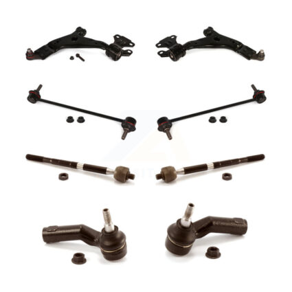 Front Control Arm And Ball Joint Tie Rod End Bar Link Kit (8Pc) For 2013-2019 Ford Escape KTR-101605