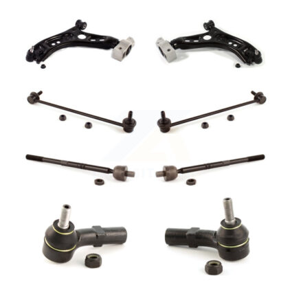 Front Control Arm Ball Joint Tie Rod End Link Kit (8Pc) For Volkswagen Tiguan CC Limited KTR-101608