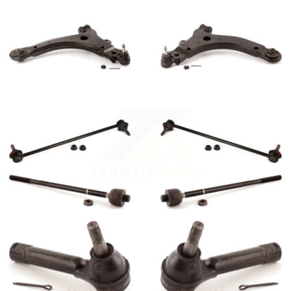 Front Control Arm Ball Joint Tie Rod End Link Kit (8Pc) For Pontiac Montana Base with FWD KTR-101612