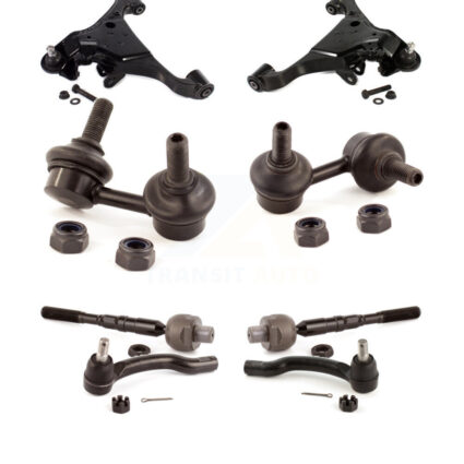 Front Control Arm & Ball Joint Tie Rod End Link Kit (8Pc) For Nissan Frontier Pathfinder KTR-101681
