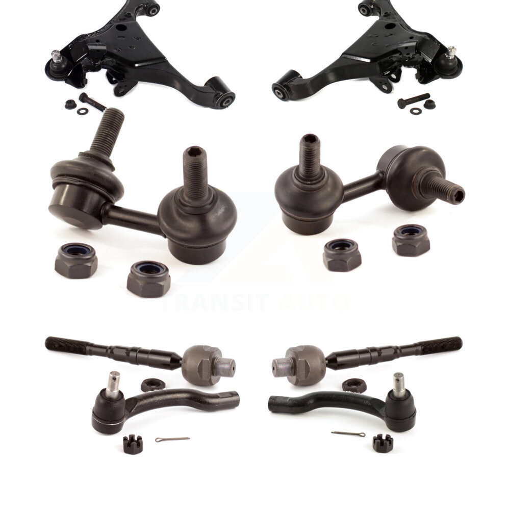 Front Control Arm & Ball Joint Tie Rod End Link Kit (8Pc) For Nissan Frontier Pathfinder KTR-101681