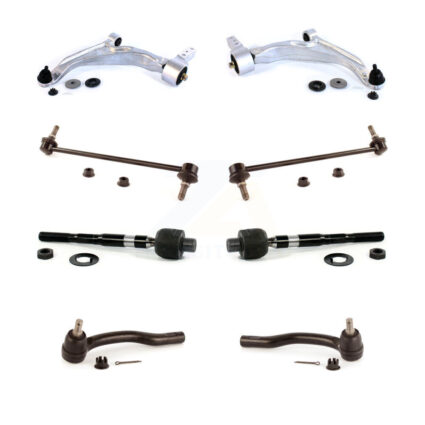 Front Control Arm And Ball Joint Tie Rod End Bar Link Kit (8Pc) For 2009-2015 Honda Pilot KTR-101684
