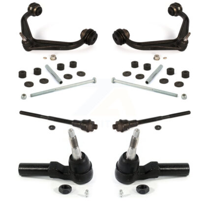 Front Arm Ball Joint Tie Rod End Link Kit For GMC Chevrolet Sierra 2500 HD Silverado 3500 KTR-101690