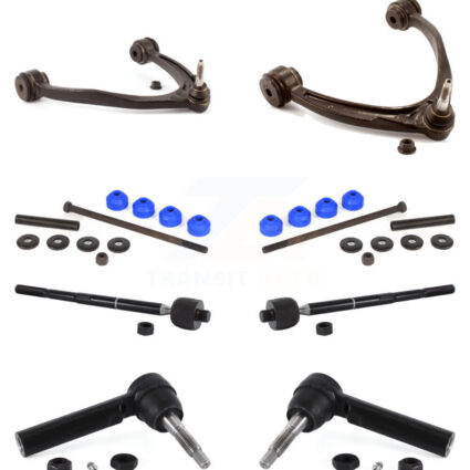 Front Control Arm Ball Joint Tie Rod End Link Kit (8Pc) For GMC Sierra 1500 Chevrolet ESV KTR-101722