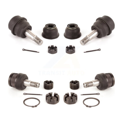 Front Lower & Upper Ball Joints Kit For Jeep Wrangler Grand Cherokee JK Comanche Wagoneer KTR-101764