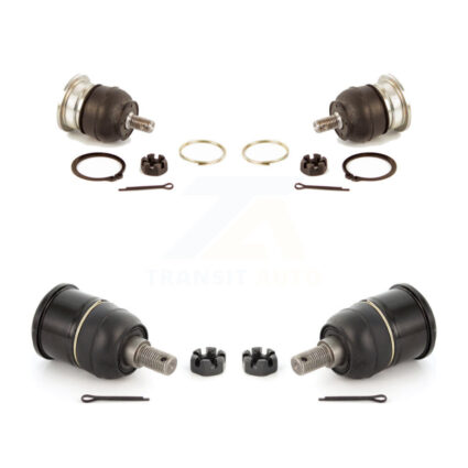 Front Lower & Upper Suspension Ball Joints Kit For Honda Accord Acura TSX Crosstour KTR-101778