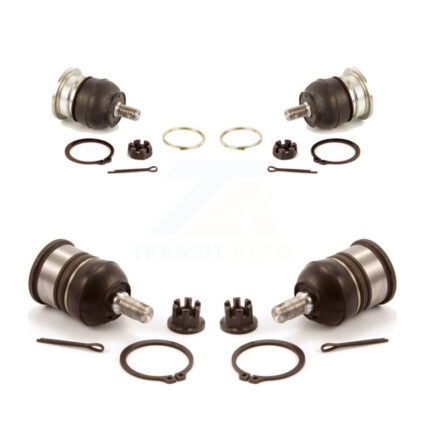 Front Lower & Upper Suspension Ball Joints Kit For Honda Civic Acura Integra CRX KTR-101780