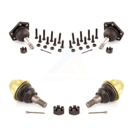 Front Lower & Upper Ball Joints Kit For K1500 Chevrolet GMC Tahoe Yukon Suburban Cadillac KTR-101787