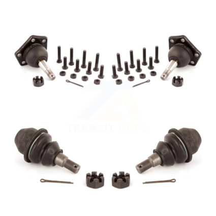 Front Lower & Upper Ball Joints Kit For K1500 Chevrolet GMC Tahoe Suburban Yukon Cadillac KTR-101788