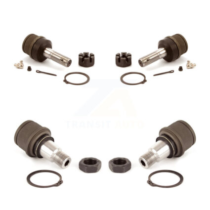 Front Lower & Upper Ball Joints Kit For Ford F-350 Super Duty F-250 Dodge Ram 2500 3500 KTR-101817