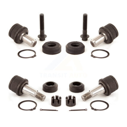 Front Lower & Upper Ball Joints Kit For Ford E-350 Super Duty E-250 E-450 E-150 Econoline KTR-101822