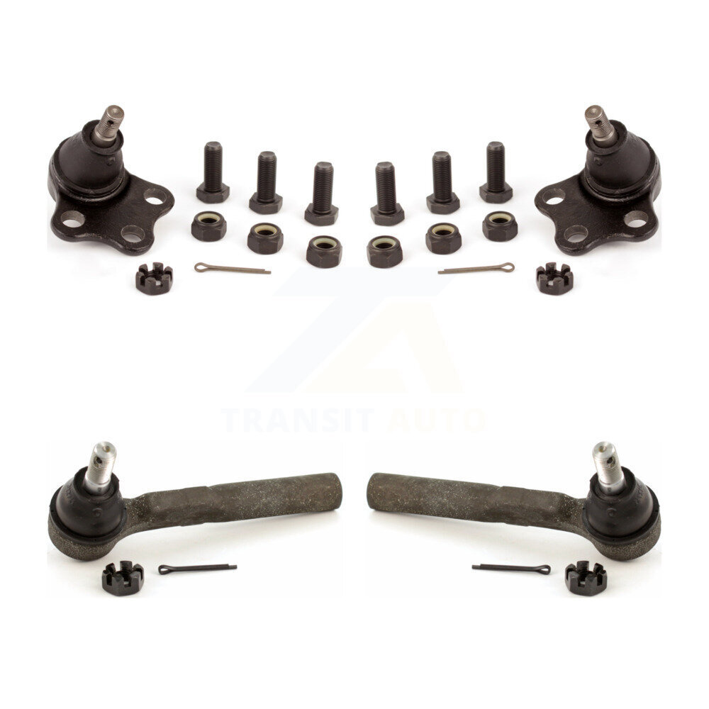 Front Ball Joint And Tie Rod End Kit For 1995-2005 Chevrolet Cavalier Pontiac Sunfire KTR-102338