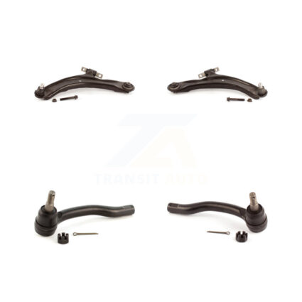 Front Suspension Control Arm Assembly Tie Rod End Kit For 09-14 Nissan 370Z Base/Touring KTR-102669