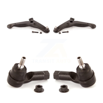 Front Suspension Control Arm Assembly Tie Rod End Kit For 2003-2006 Mitsubishi Lancer AWD KTR-102870