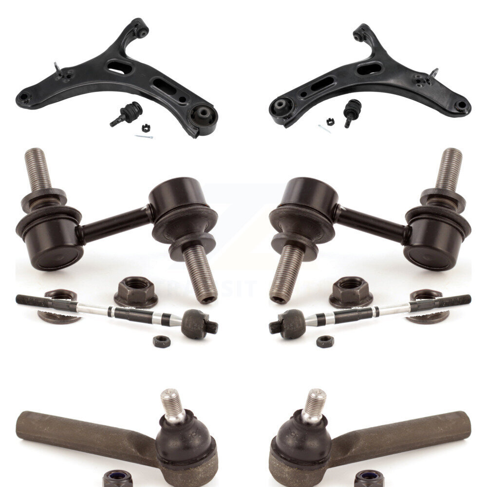Front Control Arm And Ball Joint Tie Rod End Link Kit (8Pc) For 2010-2014 Subaru Outback KTR-102936