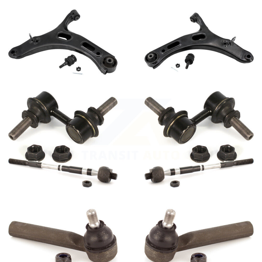 Front Control Arm And Ball Joint Tie Rod End Link Kit (8Pc) For 2010-2014 Subaru Legacy KTR-102937