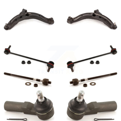 Front Control Arm Ball Joint Assembly Tie Rod End Link Kit (8Pc) For 2000-2001 Mazda MPV KTR-102941