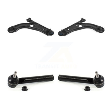 Front Suspension Control Arm Assembly & Tie Rod End Kit For Fiat 500 Naturally Aspirated KTR-103124