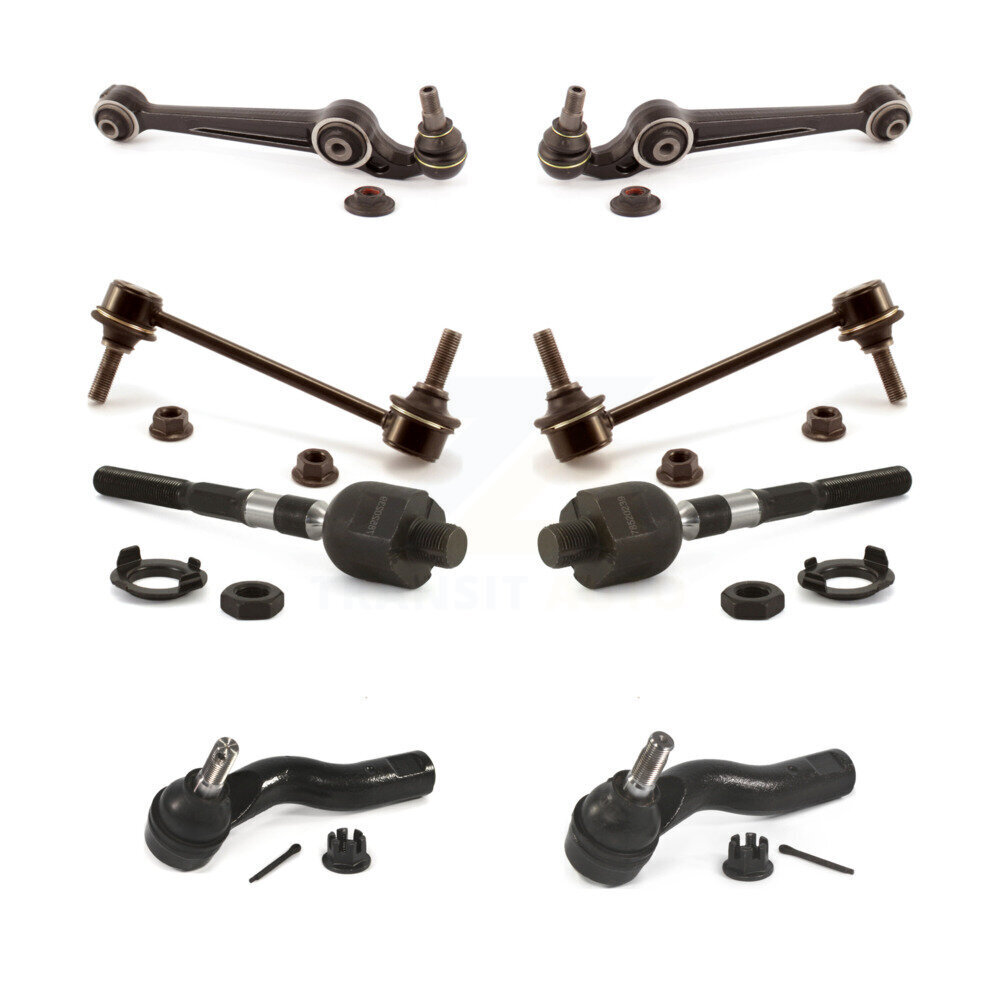 Front Control Arm And Ball Joint Tie Rod End Link Kit (8Pc) For Ford Fusion Lincoln MKZ KTR-103201