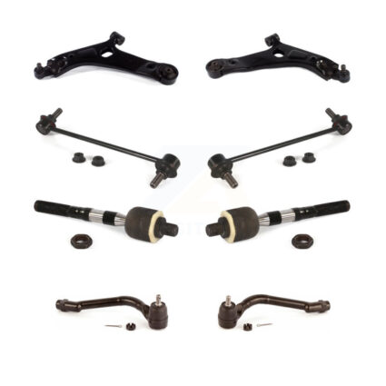 Front Control Arm & Ball Joint Tie Rod End Link Kit (8Pc) For Hyundai Tucson Kia Sportage KTR-103229