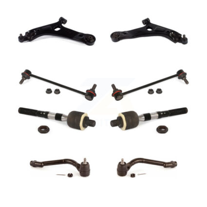Front Control Arm & Ball Joint Tie Rod End Link Kit (8Pc) For Hyundai Tucson Kia Sportage KTR-103230