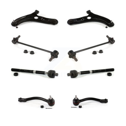 Front Control Arm And Ball Joint Tie Rod End Bar Link Kit (8Pc) For Kia Forte Forte5 Koup KTR-103233