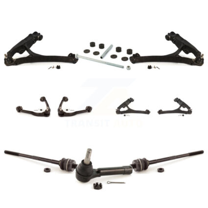 Front Control Arms Lower Ball Joints Tie Rods Link Sway Bar Kit (10Pc) For Chevrolet GMC KTR-103497