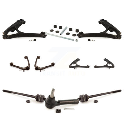 Front Control Arms Lower Ball Joints Tie Rods Link Sway Bar Kit (10Pc) For Chevrolet GMC KTR-103511