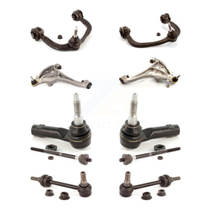 Front Control Arms Lower Ball Joints Tie Rods Link Sway Bar Kit (10Pc) For Ford F-150 4WD KTR-103520