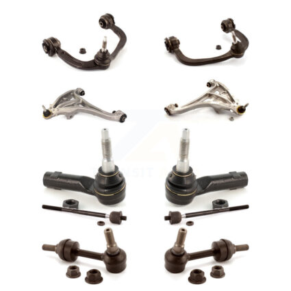 Front Control Arms Lower Ball Joints Tie Rods Link Sway Bar Kit (10Pc) For Ford F-150 RWD KTR-103524