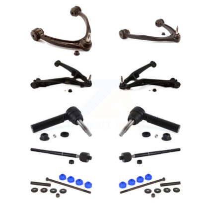 Front Control Arms Lower Ball Joints Tie Rods Link Sway Bar Kit (10Pc) For GMC Sierra RWD KTR-103537