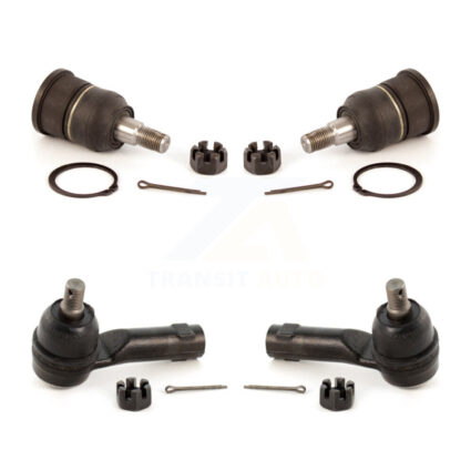 Front Ball Joint & Tie Rod End Kit For 2011-2017 Honda Odyssey With Cast Iron Control Arm KTR-103636