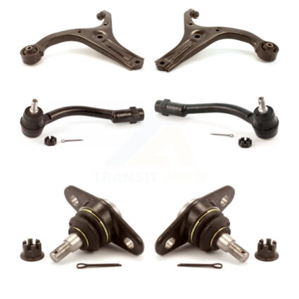 Front Suspension Control Arm With Tie Rod End And Ball Joint Kit (6Pc) For Hyundai Accent KTR-103995