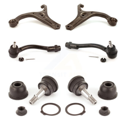 Front Suspension Control Arm With Tie Rod End And Ball Joint Kit (6Pc) For Hyundai Accent KTR-103996