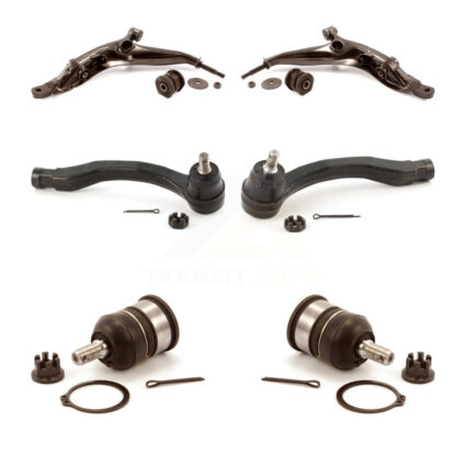 Front Suspension Control Arm Tie Rod End & Ball Joint Kit (6Pc) For 1997-2001 Honda CR-V KTR-103999