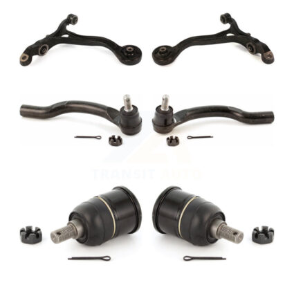 Front Suspension Control Arm Tie Rod End Ball Joint Kit (6Pc) For Honda Accord Acura TSX KTR-104012