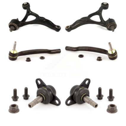 Front Suspension Control Arm Tie Rod End & Ball Joint Kit (6Pc) For 2003-2014 Volvo XC90 KTR-104013