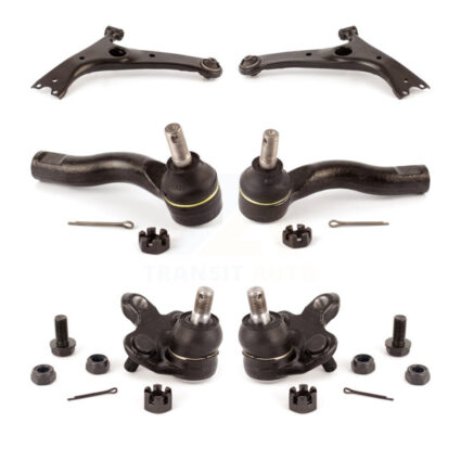 Front Suspension Control Arm With Tie Rod End And Ball Joint Kit (6Pc) For Toyota RAV4 KTR-104016