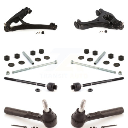 Front Control Arm And Ball Joint Tie Rod End Link Kit (8Pc) For Chevrolet Silverado 1500 KTR-104052