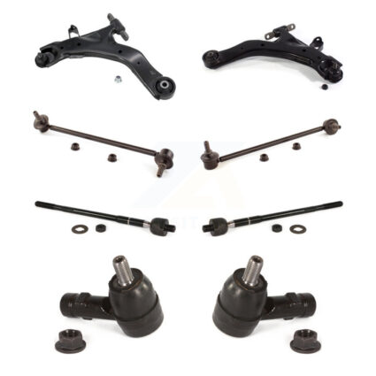 Front Control Arm And Ball Joint Tie Rod End Link Kit (8Pc) For 2003-2008 Hyundai Tiburon KTR-104055