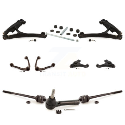 Front Control Arms And Lower Ball Joints Tie Rods Link Sway Bar Suspension Kit (10Pc) For KTR-104069