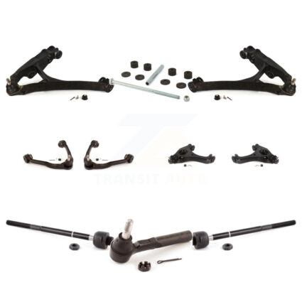 Front Control Arms And Lower Ball Joints Tie Rods Link Sway Bar Suspension Kit (10Pc) For KTR-104075