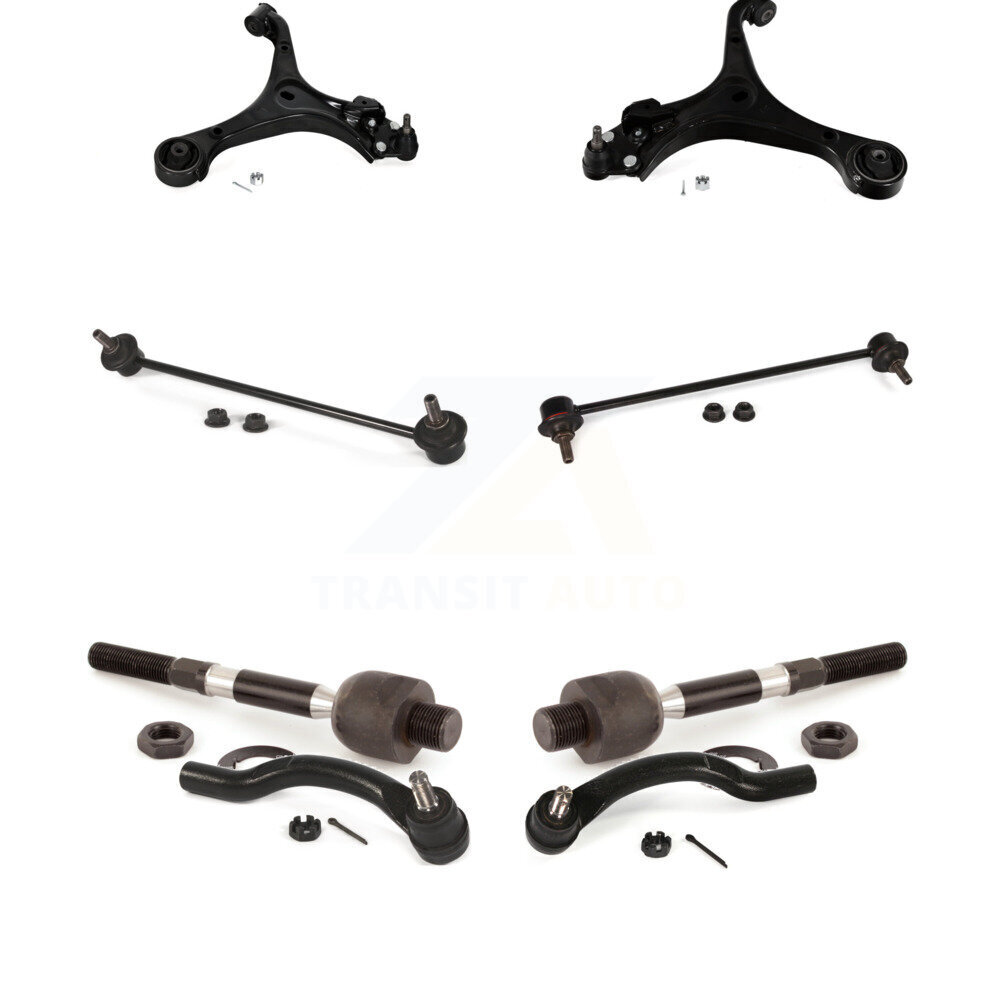 Front Control Arm And Ball Joint Tie Rod End Bar Link Kit (8Pc) For Honda Civic Acura ILX KTR-104098