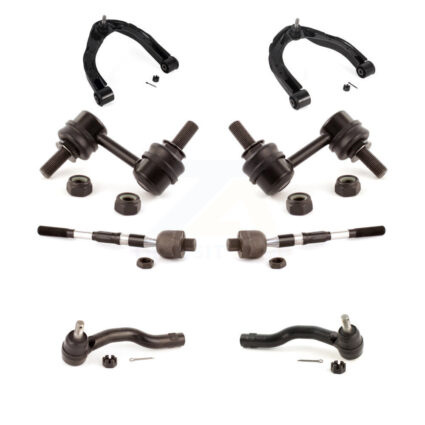 Front Control Arm Ball Joint Tie Rod End Link Kit (8Pc) For Nissan TITAN Armada INFINITI KTR-104147