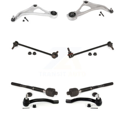 Front Control Arm Ball Joint Assembly Tie Rod End Link Kit (8Pc) For Nissan Altima Maxima KTR-104153