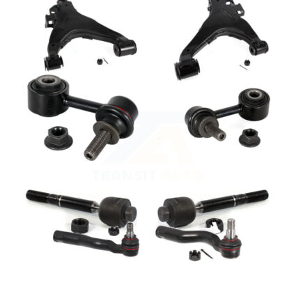 Front Control Arm And Ball Joint Tie Rod End Bar Link Kit (8Pc) For Toyota Tundra Sequoia KTR-104447